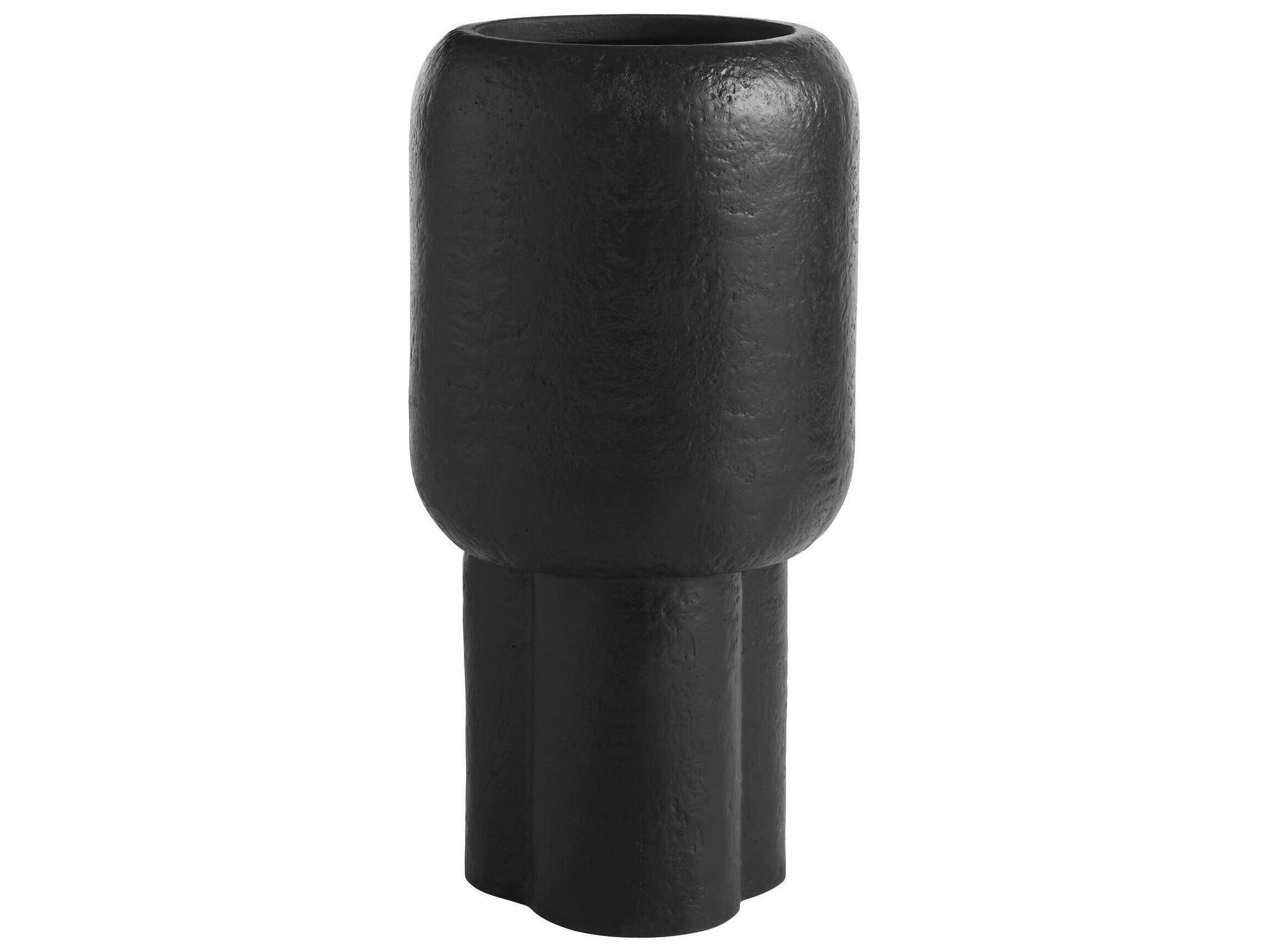 Arteriors Outdoor Lorenzo Black Planter