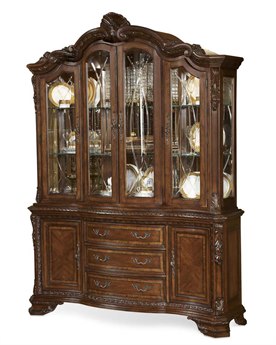 A.R.T. Furniture Old World Pomegranate Display Cabinet