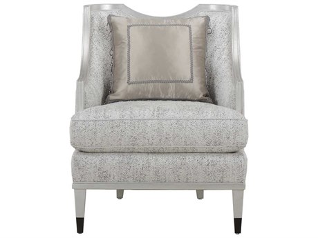 A.R.T. Furniture Harper Bezel Silver Fabric Accent Chair