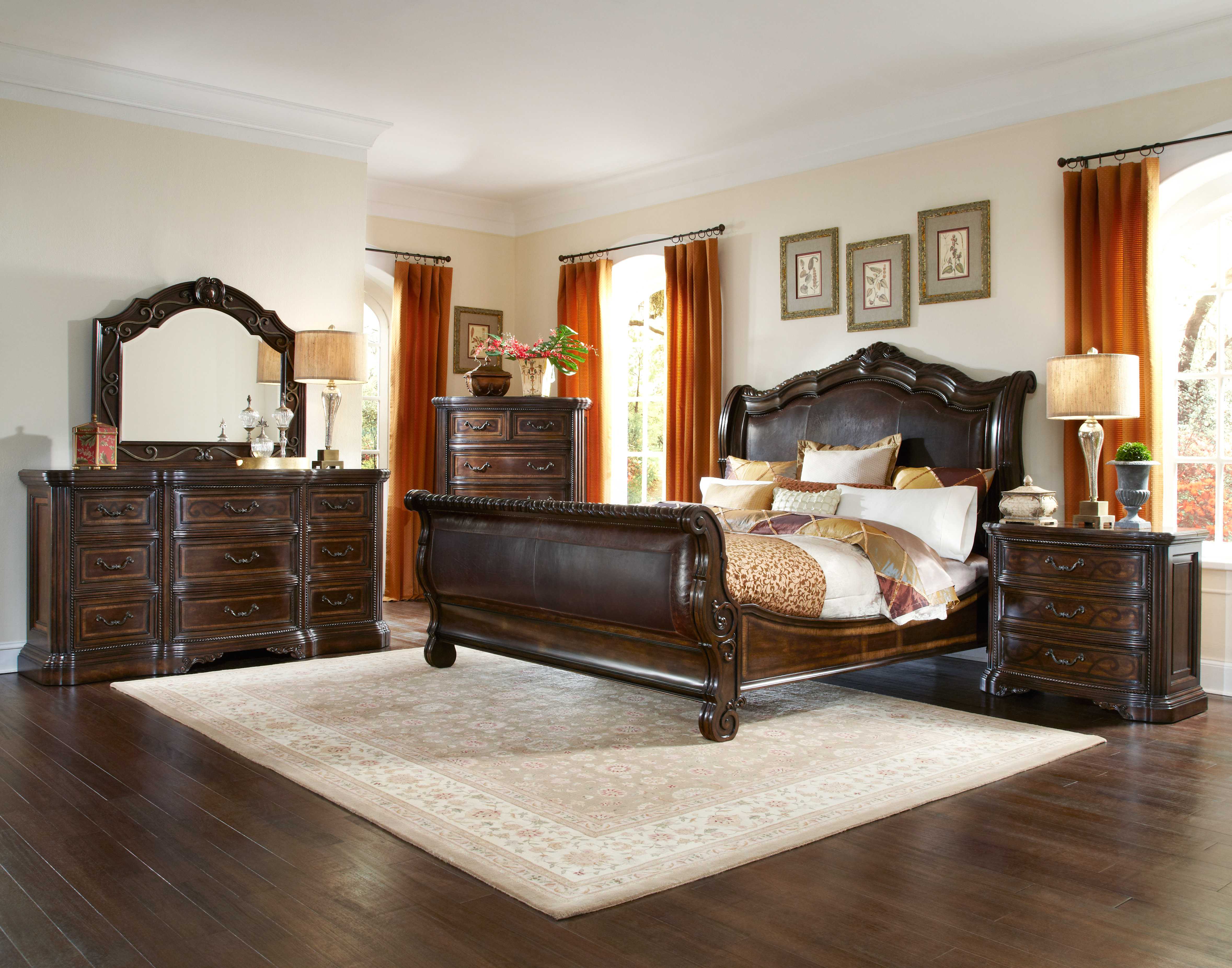 A.R.T. Furniture Valencia Dark Oak California King Size ...