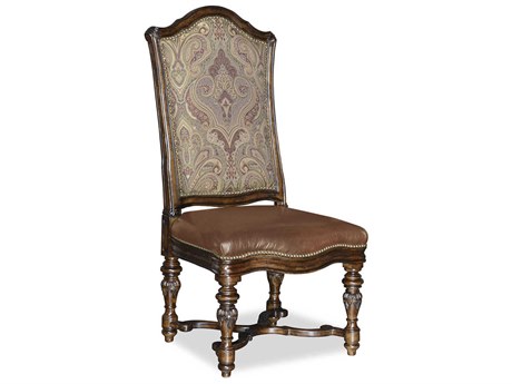 A.R.T. Furniture Valencia Brown Upholstered Side Dining Chair Set of 2
