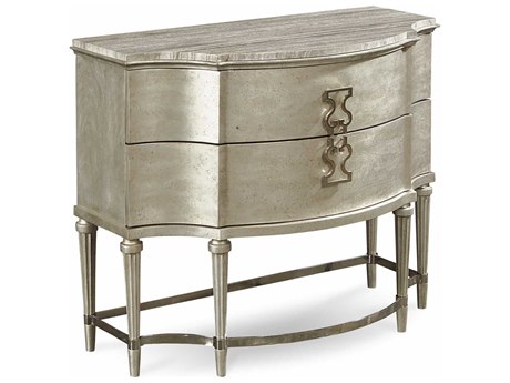 A.R.T. Furniture Morrissey Forsey 2-Drawers Silver Parrawood Chest Nightstand