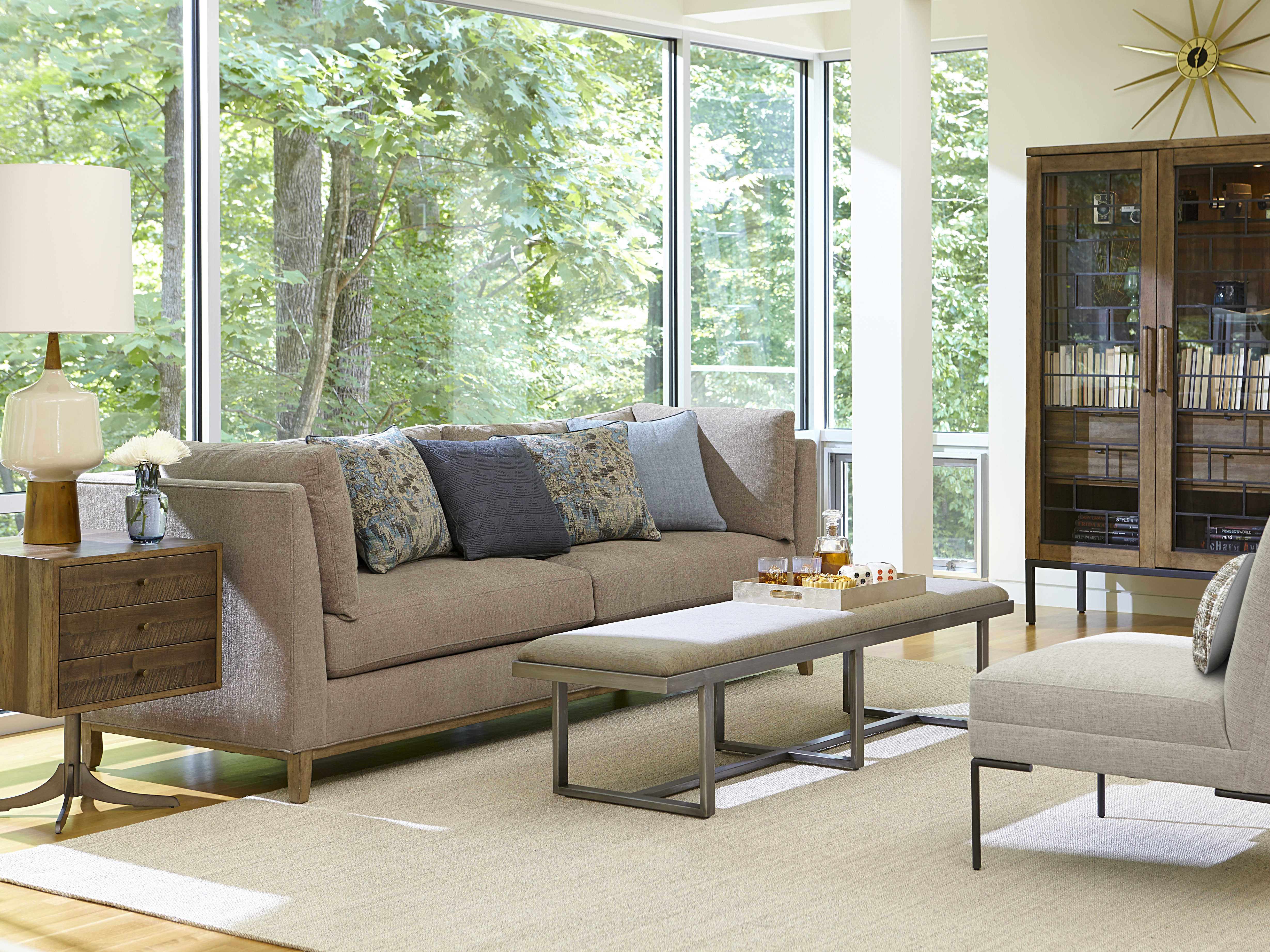 A.R.T. Furniture Epicenters Silver Accent Bench AT2233721227