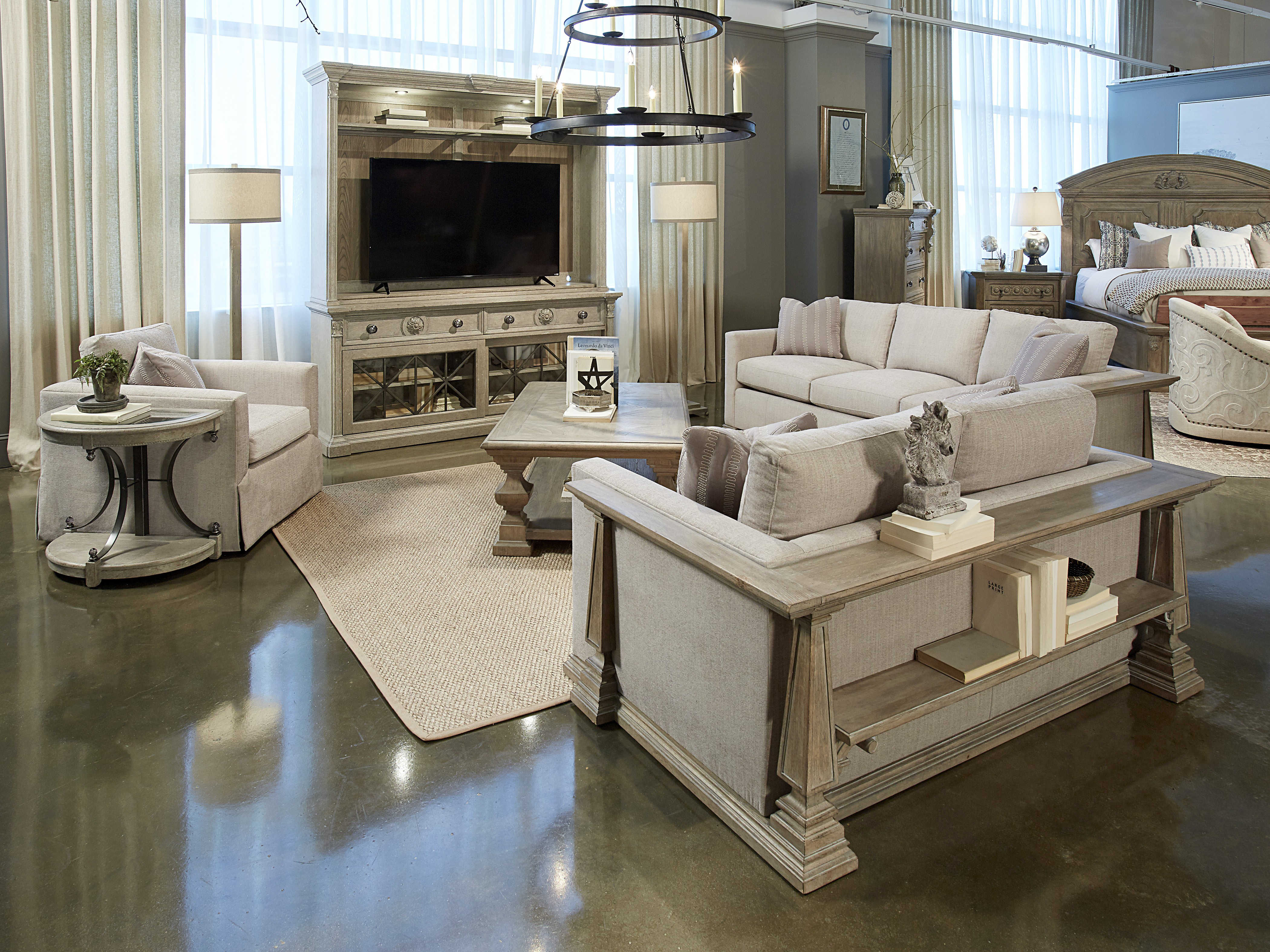 A.R.T. Furniture Arch Salvage Townley Mist 80''L x 20''W Entertainment