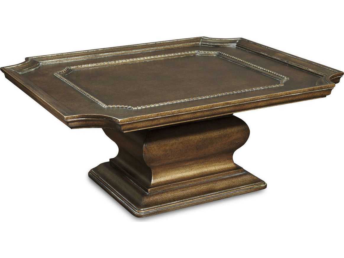 A.R.T. Furniture Continental Crackled Bronze 42'' Wide Square Cocktail