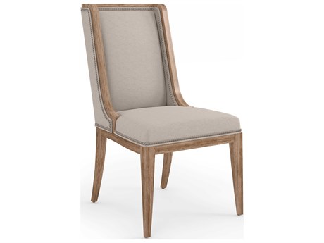 A.R.T. Furniture Passage Ash Wood Natural Upholstered Side Dining Chair Set of 2