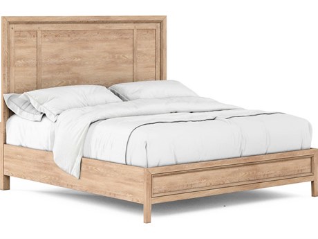 A.R.T. Furniture Post Beige Ash Wood Queen Panel Bed