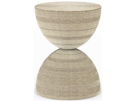 A.R.T. Furniture Cotiere Round Wood Linen End Table