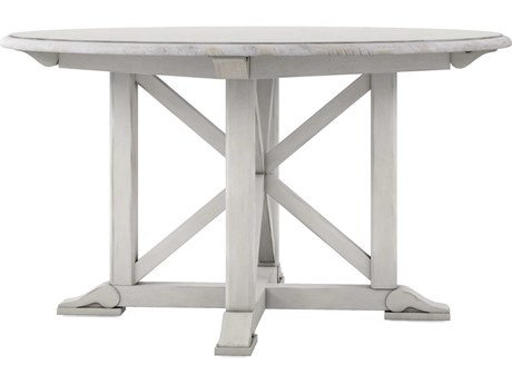A.R.T. Furniture Alcove Round Wood Belgian Ivory Dining Table