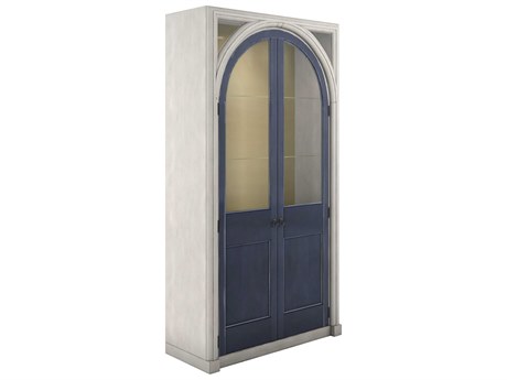 A.R.T. Furniture Alcove Acacia Wood Belgian Ivory Display Cabinet