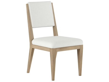 A.R.T. Furniture Garrison Parrawood Beige Upholstered Side Dining Chair Set of 2
