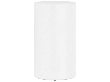 A.R.T. Furniture Garrison Round Resin Emory White End Table