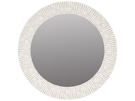 A.R.T. Furniture Ashlar Bisque Beige Wall Mirror Round