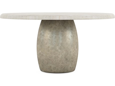 A.R.T. Furniture Ashlar Round Wood Bisque Dining Table