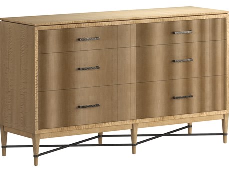 A.R.T. Furniture Loft 6-Drawers Rubberwood Double Dresser