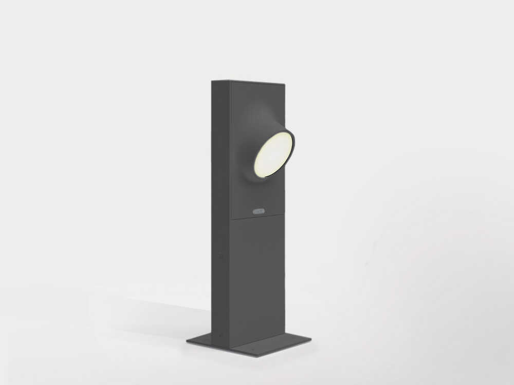 Artemide Ciclope Outdoor Path Light in Anthracite Grey