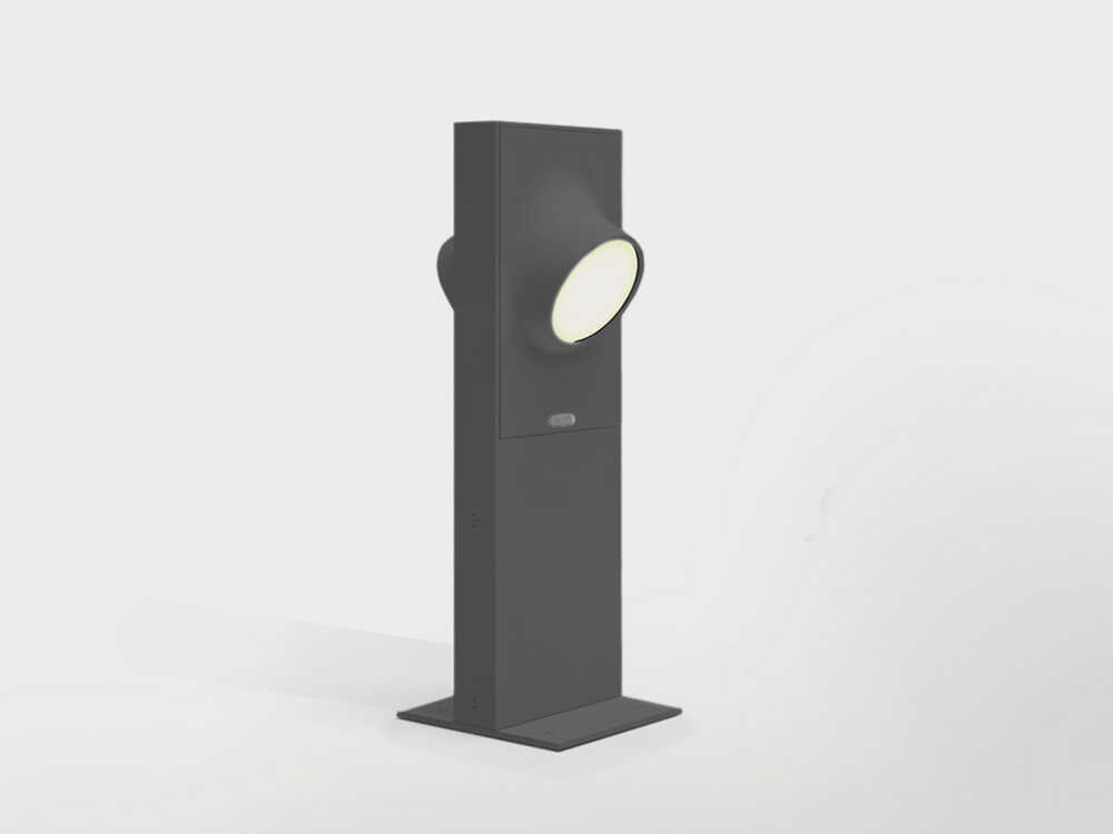Artemide Ciclope Outdoor Path Light in Anthracite Grey