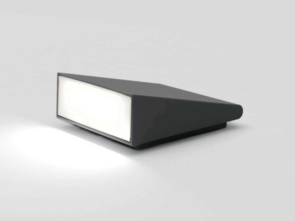 Artemide Cuneo Outdoor Floor Light in Anthracite Grey