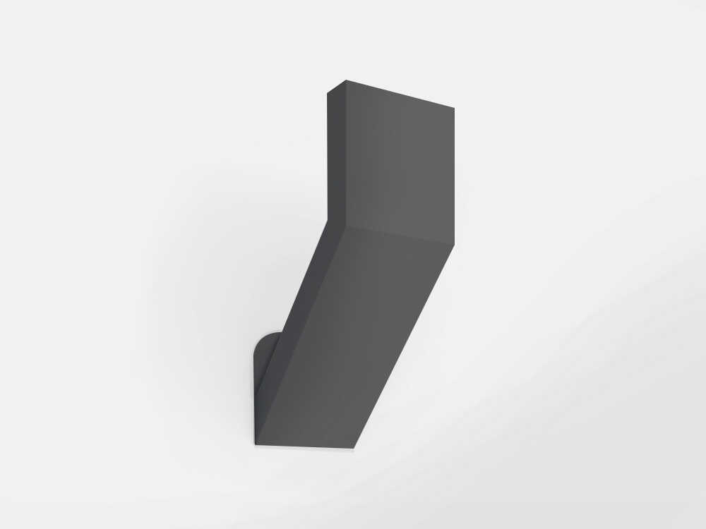 Artemide Chilone Outdoor Wall Light in Anthracite Grey