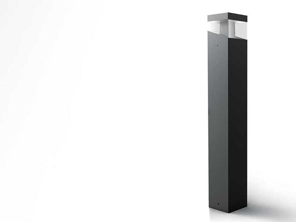 Artemide Tetragono Outdoor Path Light in Anthracite Grey