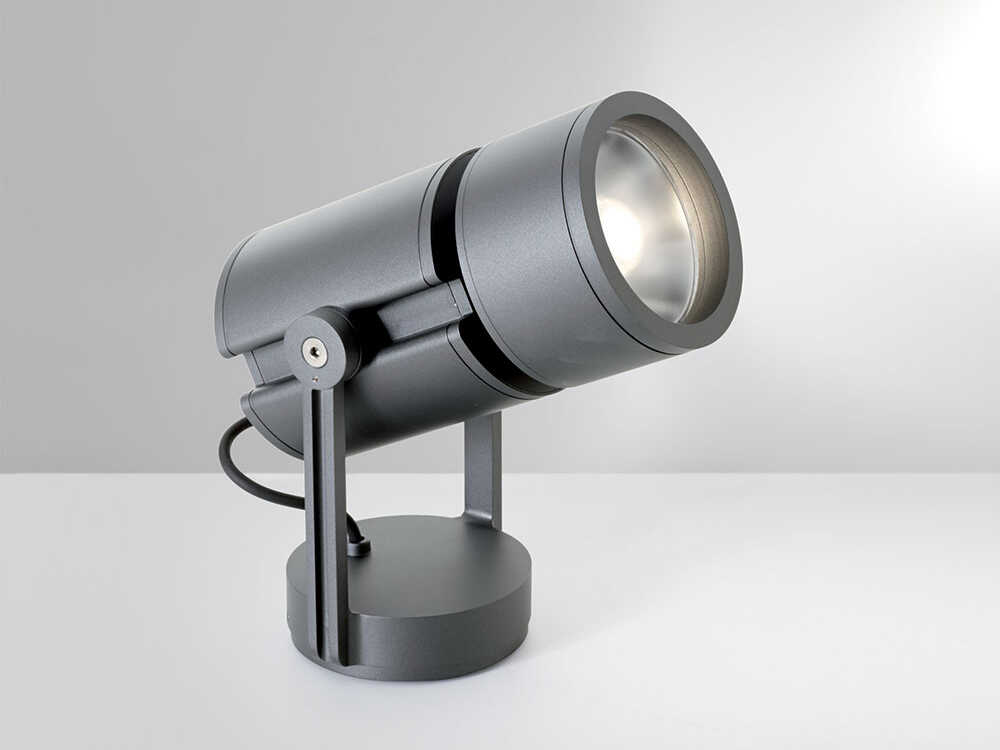 Artemide Cariddi Outdoor Spot Light in Anthracite Grey
