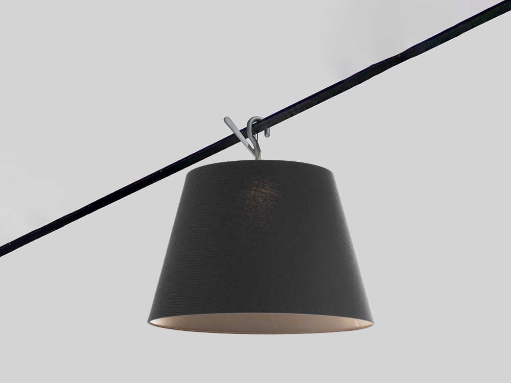 Artemide Tolomeo Mega Outdoor Lamp in Black