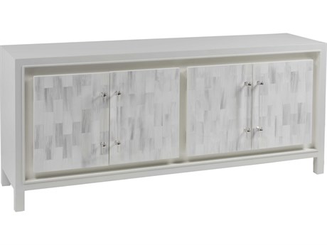 Artistica Signature Designs Elation 68" Light Gray White Bone Media Console