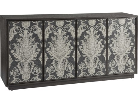 Artistica Signature Designs Venerato 66" Hardwood Mocha Brown With Satin Sheen Media Console