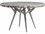 Artistica Signature Designs Caldera 50" Round Silver Varied Petrified Wood Dining Table  ATS012305870C