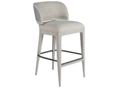 Artistica Signature Designs Olivia Silver Leaf Upholstered Bar Stool