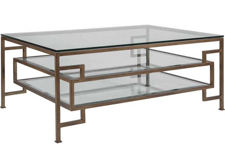 Artistica Suspension Rectangular Glass Cocktail Table