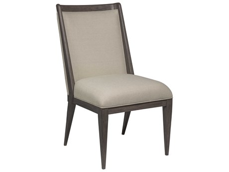 Artistica Cohesion Program Haiku Brown Upholstered Side Dining Chair