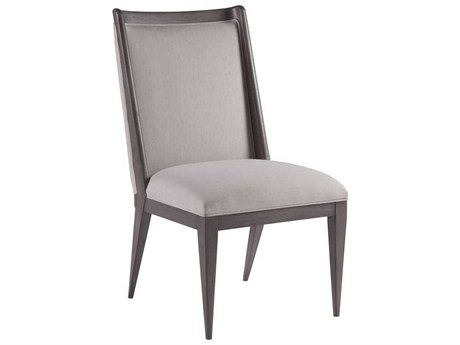 Artistica Haiku Mahogany Wood Brown Upholstered Side Dining Chair