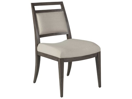 Artistica Cohesion Program Nico Hardwood Brown Upholstered Side Dining Chair