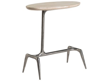 Artistica Signature Designs Wilder Oval Stone End Table