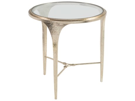 Artistica Signature Designs Round Glass Porto End Table