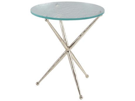 Artistica Signature Designs Round Glass Marcus End Table