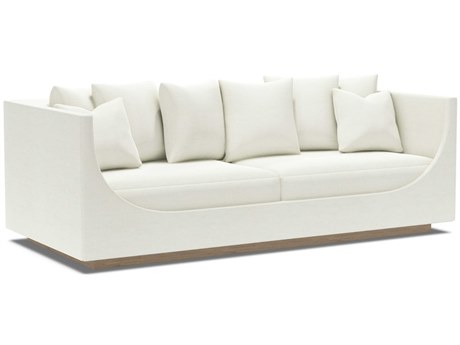 Artistica Upholstery Claudette White Upholstered Sofa