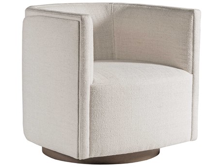 Artistica Upholstery Swivel Cream Accent Chair Ingrid