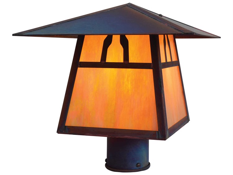 Arroyo Craftsman Carmel Outdoor Post Light Bronze 6