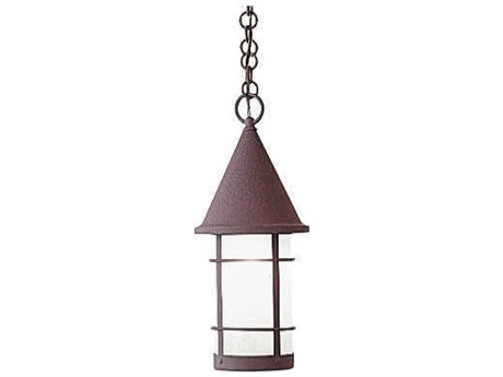 Arroyo Craftsman Valencia 1-Light Brown Glass Geometric Mini Pendant