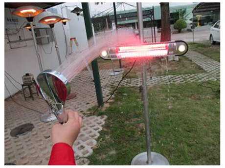 Az Patio Heaters Parasol Electric Heater Hil 1p