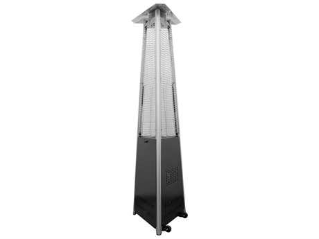 AZ Patio Heaters Commercial Black Glass Tube Patio Heater