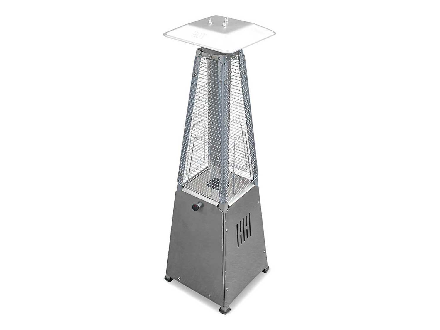 AZ Patio Heaters Portable Stainless Steel Glass Tube Patio Heater