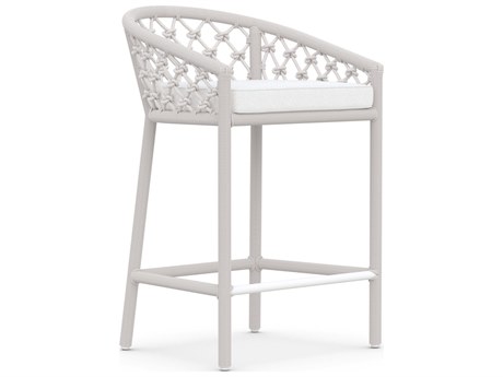 White Rope Counter Stool