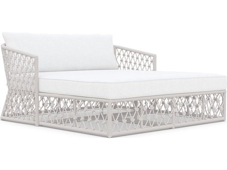 Azzurro Living Amelia Sand All-Weather Rope Day Bed with Cushion