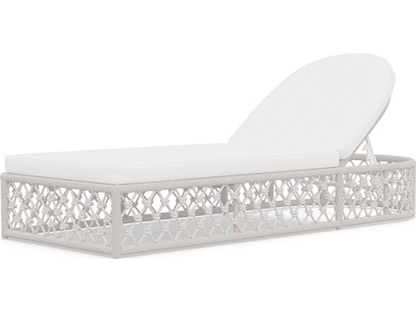 Azzurro Living Amelia Sand All-Weather Rope Chaise Lounge with Cloud Cushion