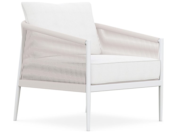 Azzurro Living Catalina Sand All-Weather Rope Lounge with Cloud Cushion