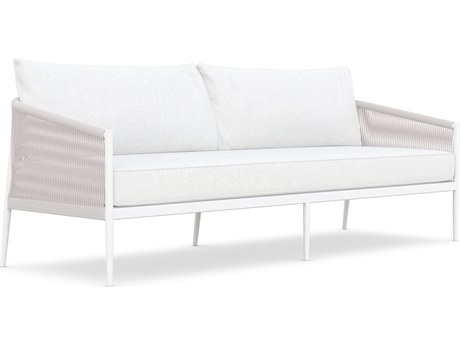 Azzurro Living Catalina Sand All-Weather Rope Sofa with Cloud Cushion