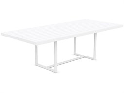 White 96.06''W x 43.50''D Dinning Table
